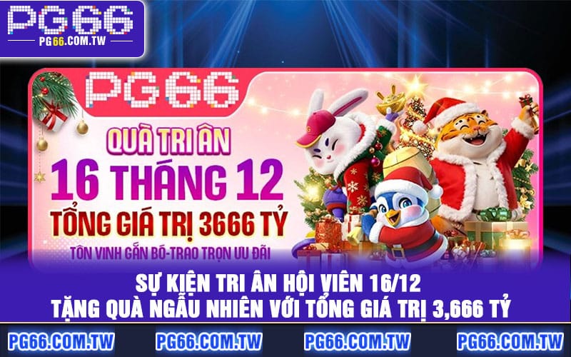 Sự Kiện Tri Ân Hội Viên 16/12
